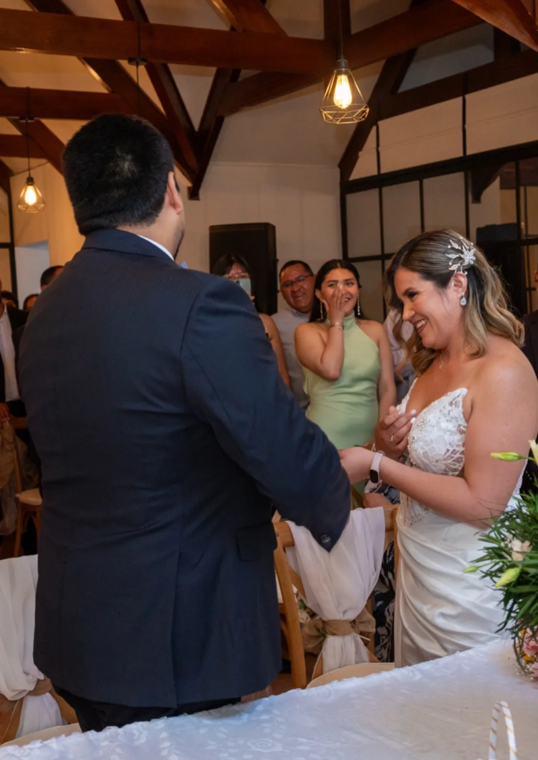 Ceremonia de matrimonio real en Parrilla Criadores